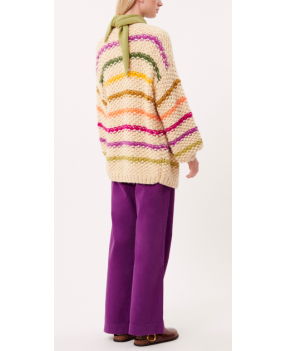 Gilet Lobélia de FRCNH coloris crème #dresscode#mode#colmar boutique créateurs