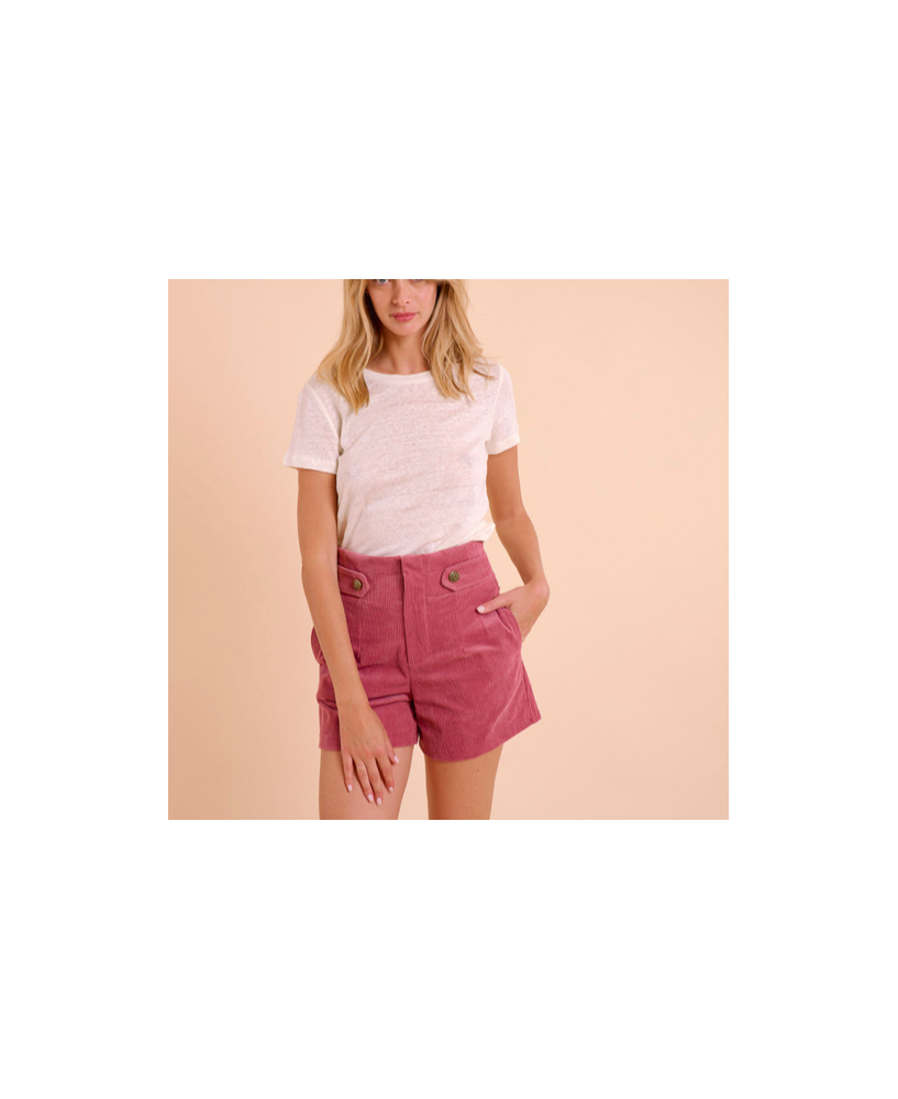 Short Amaelle coloris Pink d'ARTLOVE #dresscode#shop#colmar boutique créateurs