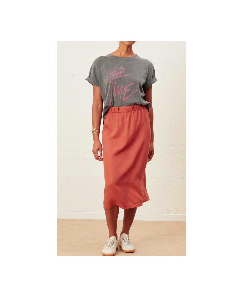 Jupe Jesse coloris Terracotta de Labdip #dresscode#labdip#colmar boutique de créateurs