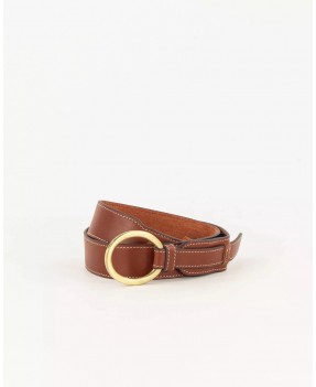 Ceinture Antonino de Sessùn coloris Dark tan - cognac - camel - marron chez Dress Code Shop à Colmar, Alsace, France