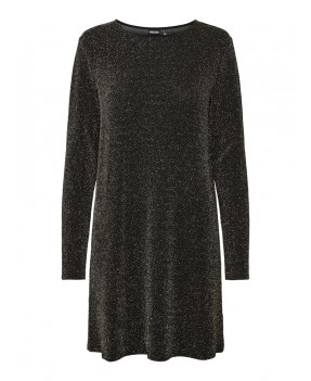 Robe PcNora (Black Gold Lurex) de PIECES chez Dress Code Shop à Colmar, Alsace, France