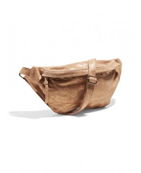 Sac banane de Pieces : PCDAINO LEATHER BUMBAG FC. Chez dress code shop Colmar Alsace