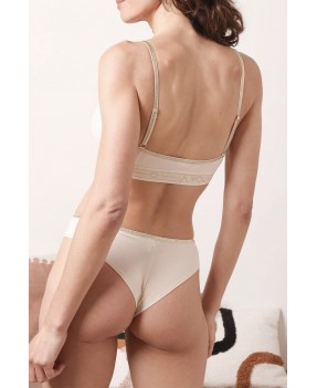 Tanga Inès (Blush Lurex) de...