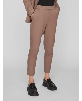 Pantalon Vivarone H/W ( Brown Lentil ) de VILA coloris marron #dresscode#alsace #mode #colmar boutique créateurs