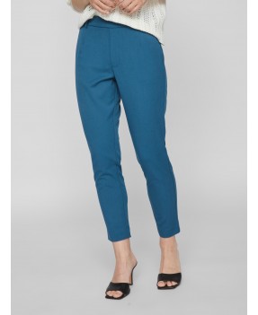 Pantalon Vivarone H/W ( Moroccan Blue ) de VILA coloris bleu canard #dresscodeshp#colmar #mode#alsace boutique créateurs