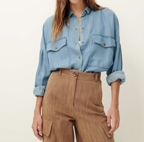 Chemise Botania (Provencial Blue) de Sessùn – Image 2