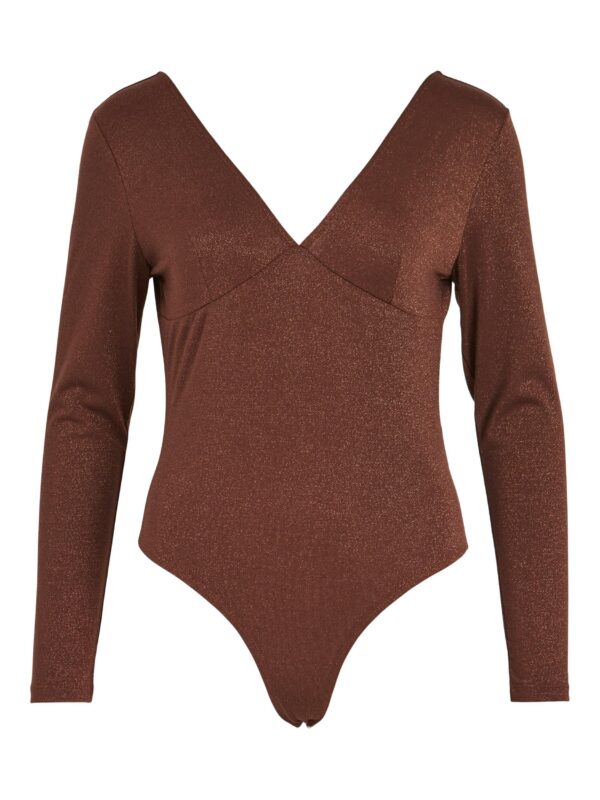 Body Viluxi (v-neck, choco) de VILA