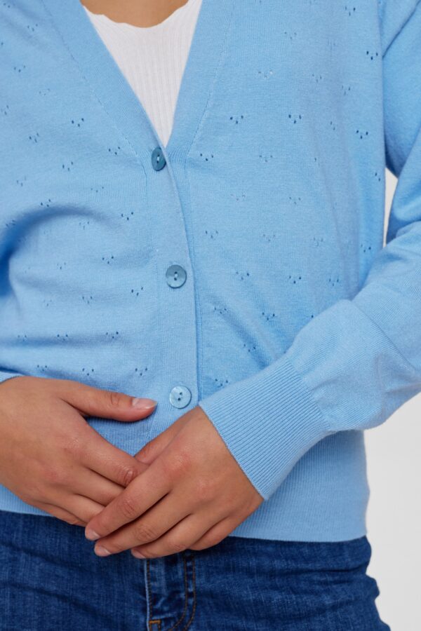 Cardigan Nuedna (Powder blue) de NÜMPH – Image 6