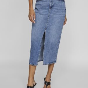 Jupe Vijaf (Medium Blue Denim) de VILA