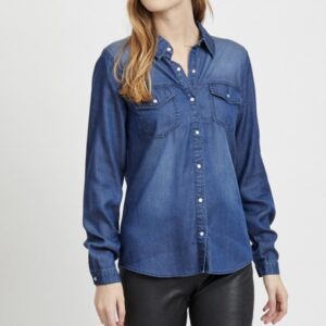 Chemise Vibista Dark Blue de VILA