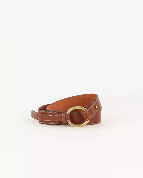 Ceinture Antonino (Dark tan) de SESSÙN – Image 3