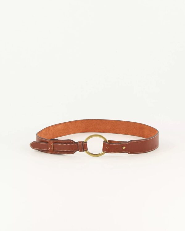 Ceinture Antonino (Dark tan) de SESSÙN – Image 4