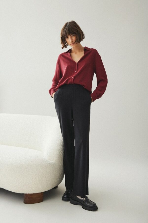 Pantalon Vivarone wide (Black) de VILA – Image 5