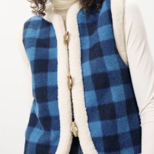Gilet sans manches Simone (bleu électrique) de FRNCH