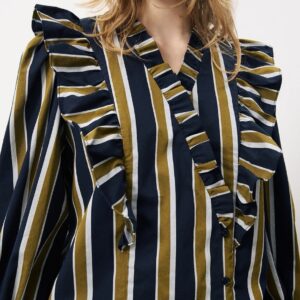 Blouse Taya (bleu marine) de FRNCH