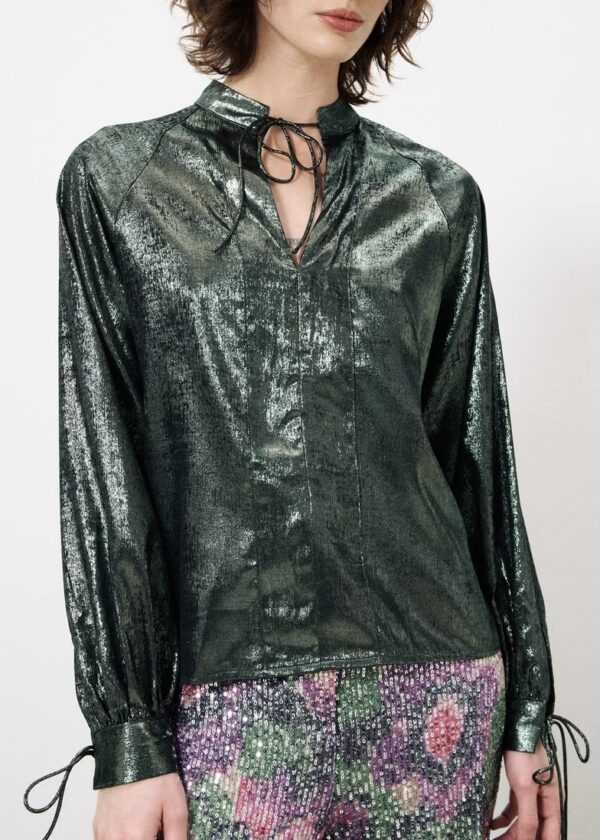 Blouse Andrija (Vert Forêt) de FRNCH