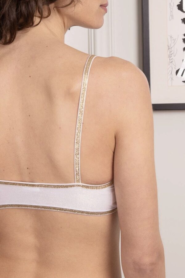 Brassière Georgia (Shiny White) de LA NOUVELLE – Image 4