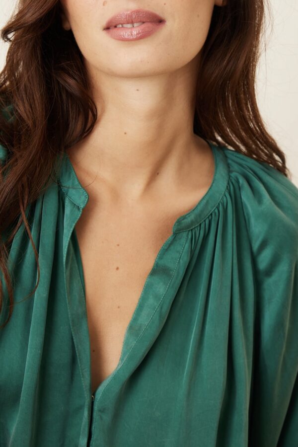 Blouse Blagueuse (Vert) de LA PETITE FRANCAISE – Image 2