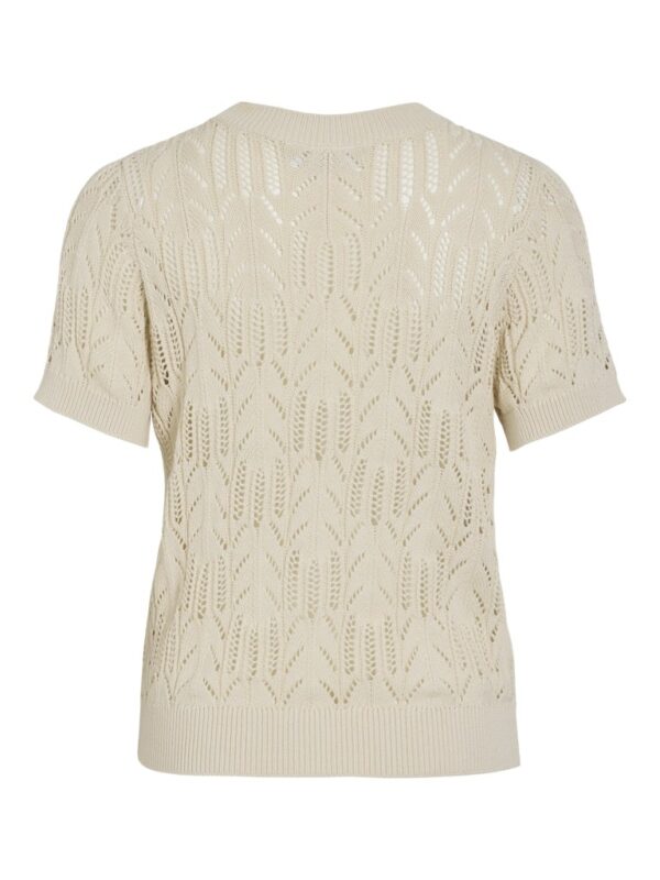 Pull maille manches courtes Vicotti (Birch) de VILA – Image 2