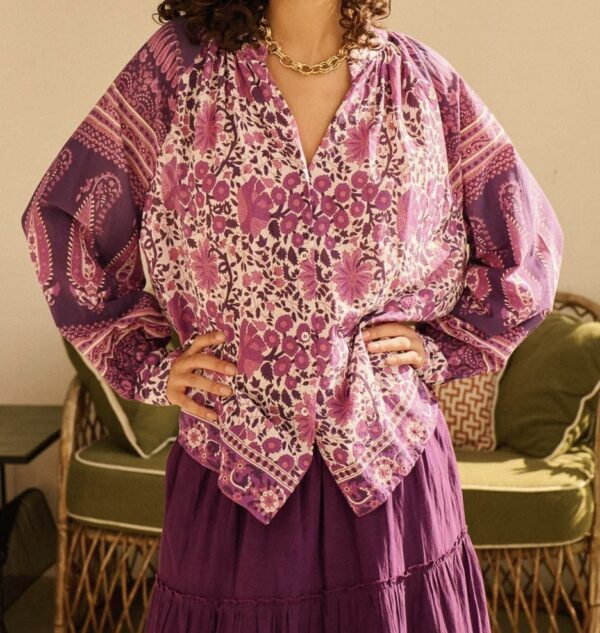 Blouse Tea (Jacinthe) de PETITE MENDIGOTE