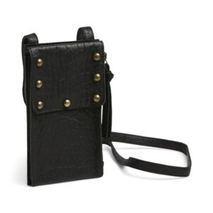 Pochette Pcsandi (Black/Bubble) en cuir de PIECES