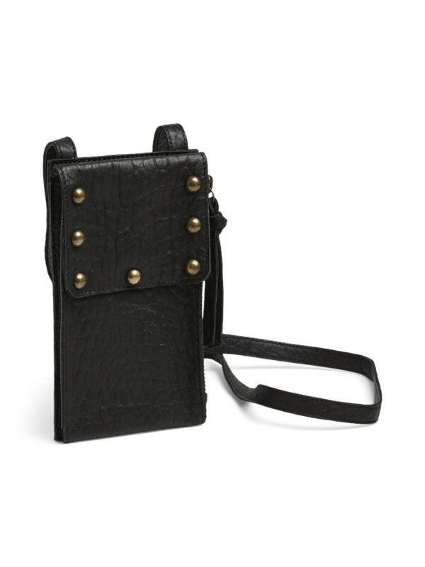 Pochette Pcsandi (Black/Bubble) en cuir de PIECES