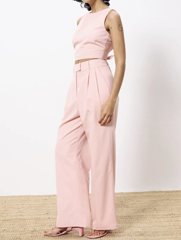 Pantalon Adassa (Rose pâle) de FRNCH – Image 4
