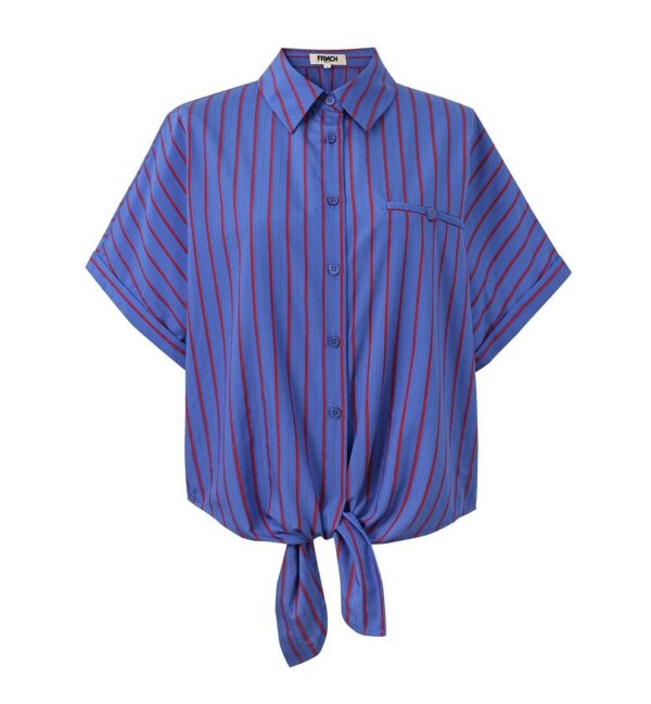 Chemise Carmelle (Bleu electrique) de FRNCH – Image 5