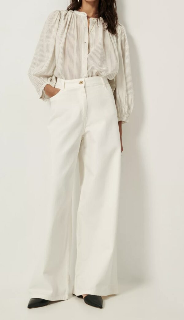 Blouse Lucy H (Whiblack) de SESSÙN – Image 4