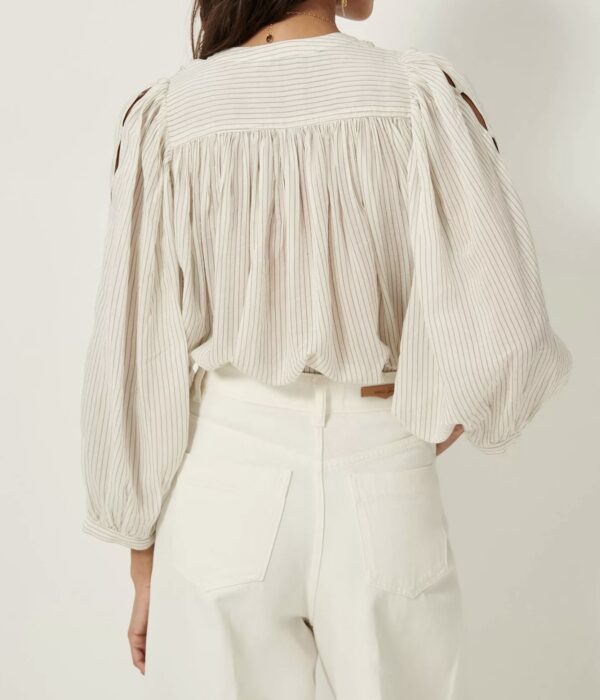 Blouse Lucy H (Whiblack) de SESSÙN – Image 8