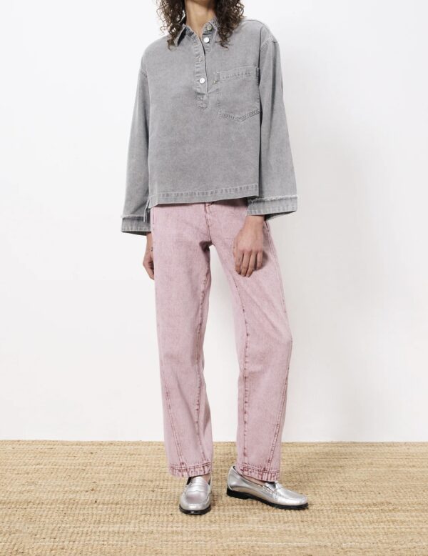 Blouse Maila (Gris) de FRNCH – Image 3