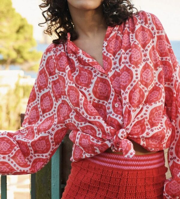 Blouse Tea (Fraise) de PETITE MENDIGOTE – Image 3