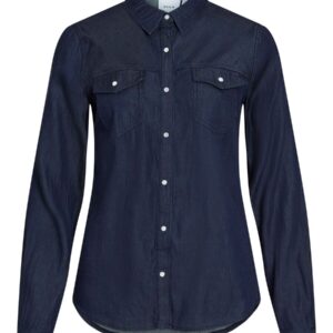 Chemise Vibista (Dark blue Rince) de VILA