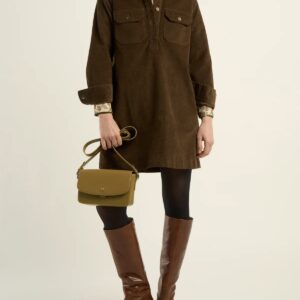 Robe Lise Velours (chocolat) de PETITE MENDIGOTE