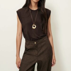 Tee-shirt sans manches Deedoo (Espresso) de SESSÙN