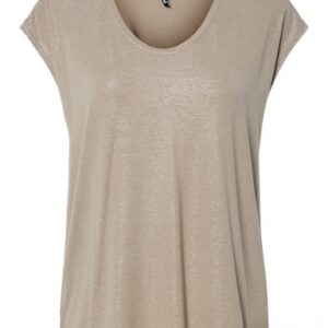 Tee-shirt PCALICE (greige)de PIECES 