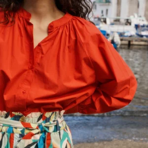 blouse Tea Coquelicot de Petite Mendigote chez Dress code shop- 68000 COLMAR - ALSACE