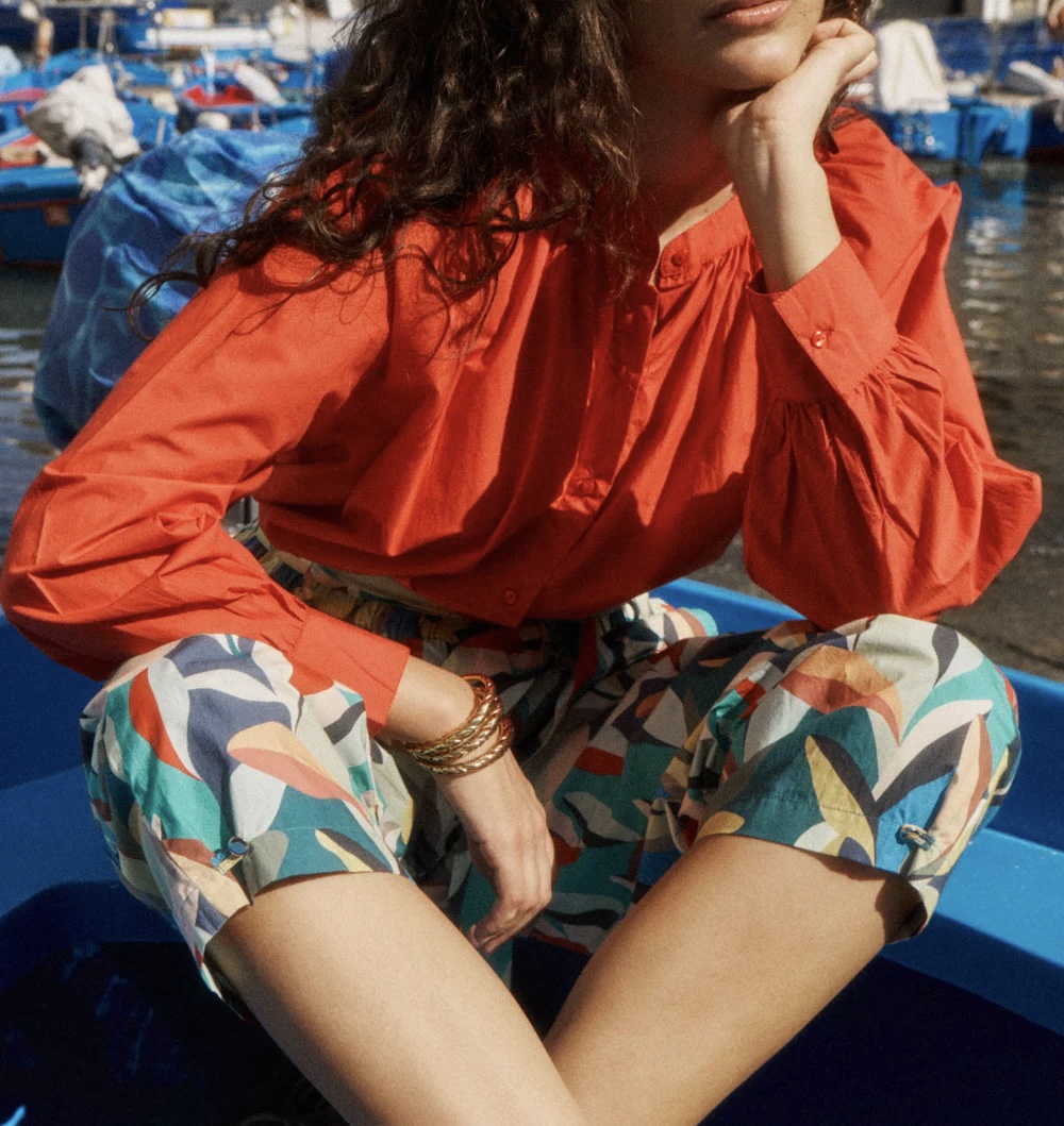 Blouse Tea (Coquelicot) de Petite Mendigote – Image 4