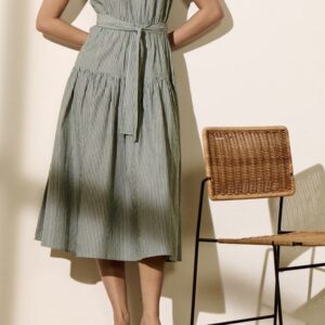 Robe Rachel Basilic de la Petite Mendigote chez Dress Code shop- 68000 COLMAR
