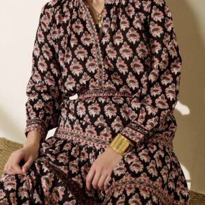 Blouse Tea Multicolore Indy de Petite Mendigote chez Dress Code shop- 68000 Colmar