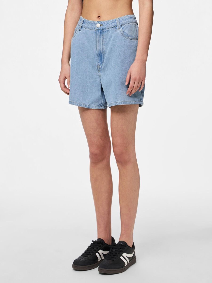 Short PCabbi (Light Blue Denim) de PIECES