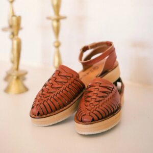 Sandales à plateforme en Tabac de Mapache chez Dress code shop- 68000 COLMAR