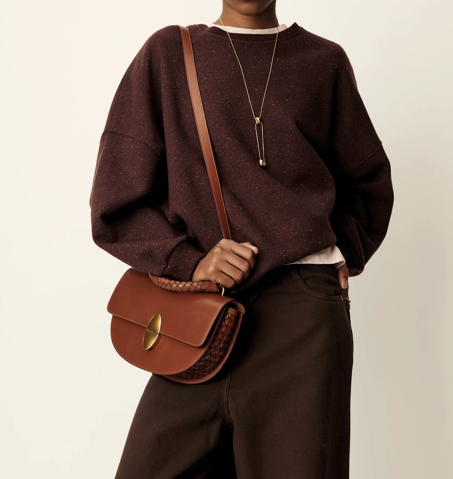 Sweat-shirt Chebbi en ganache de Sessùn